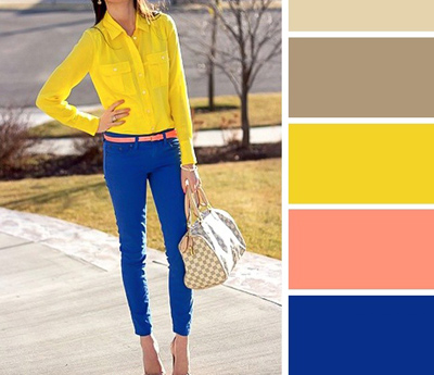 نحوه ی ست کردن لباس 