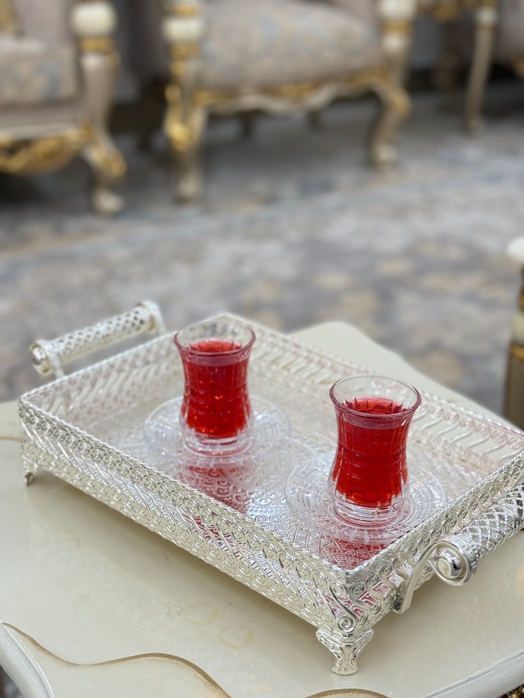 سینی طرح استیل مستطیل(5963)