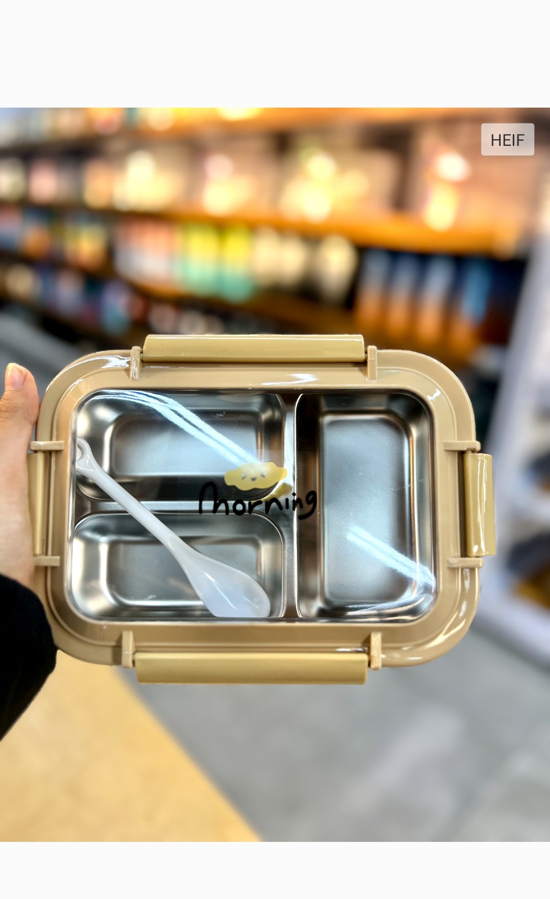 ظرف غذای استیل3قسمتیh(5301)