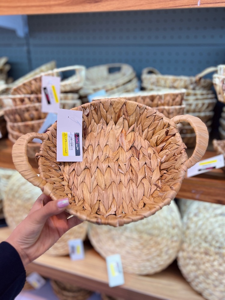 سبد حصیری دسته دار(7117)