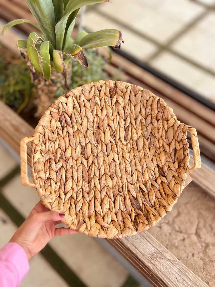 سبد حصیری گرد متوسط(5717)