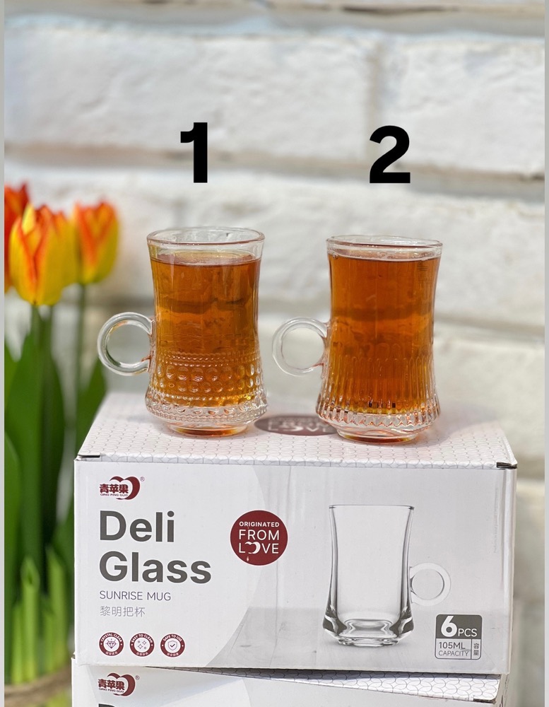 پک6عددی استکان کمر باریک دلی(7510)