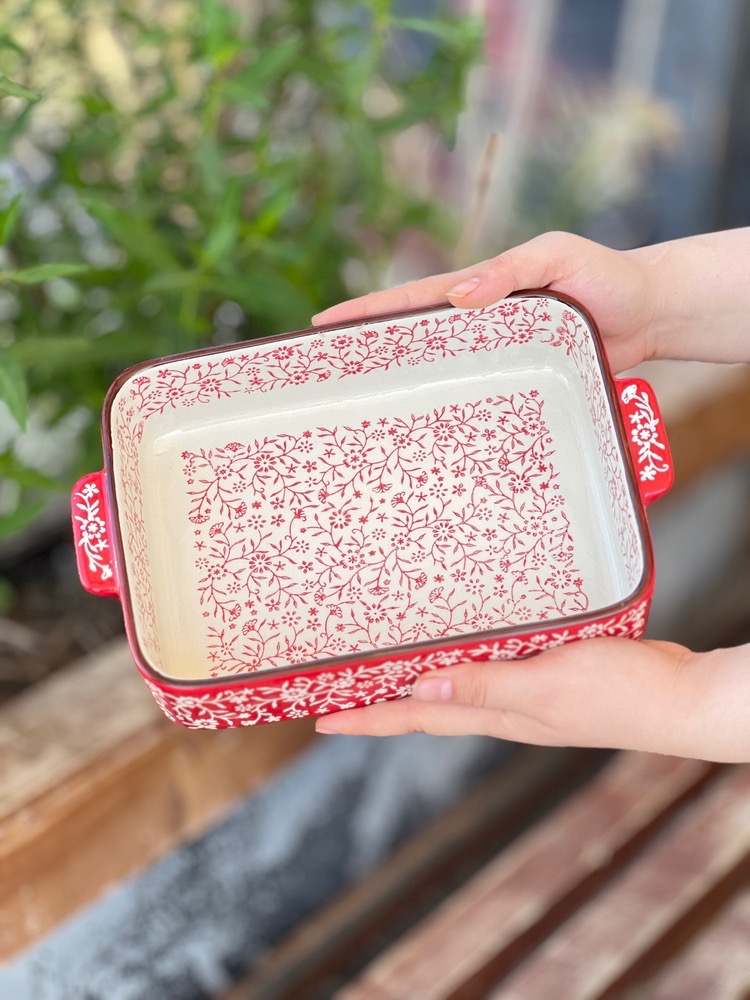 تابه مستطیل قرمز دنی هوم(5683)