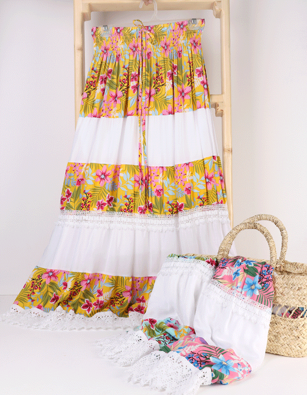 دامن نخی گیپوردار (4032)