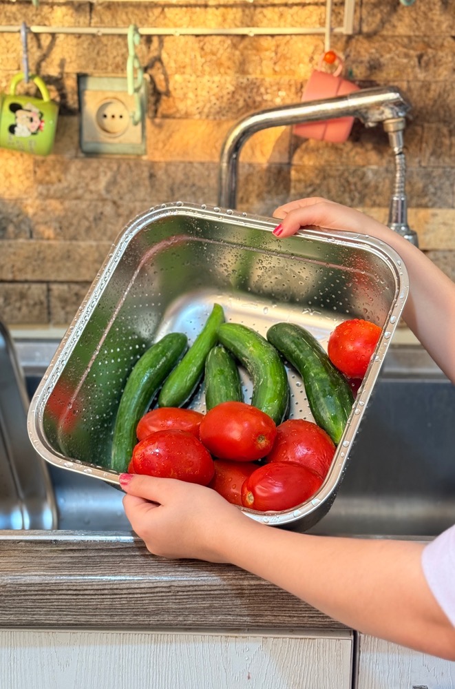 آبکش استیل مربع بزرگ (5660)