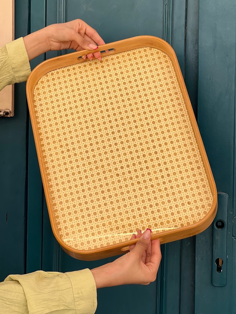 سینی کف توری بیضی سایز بزرگ(7413)