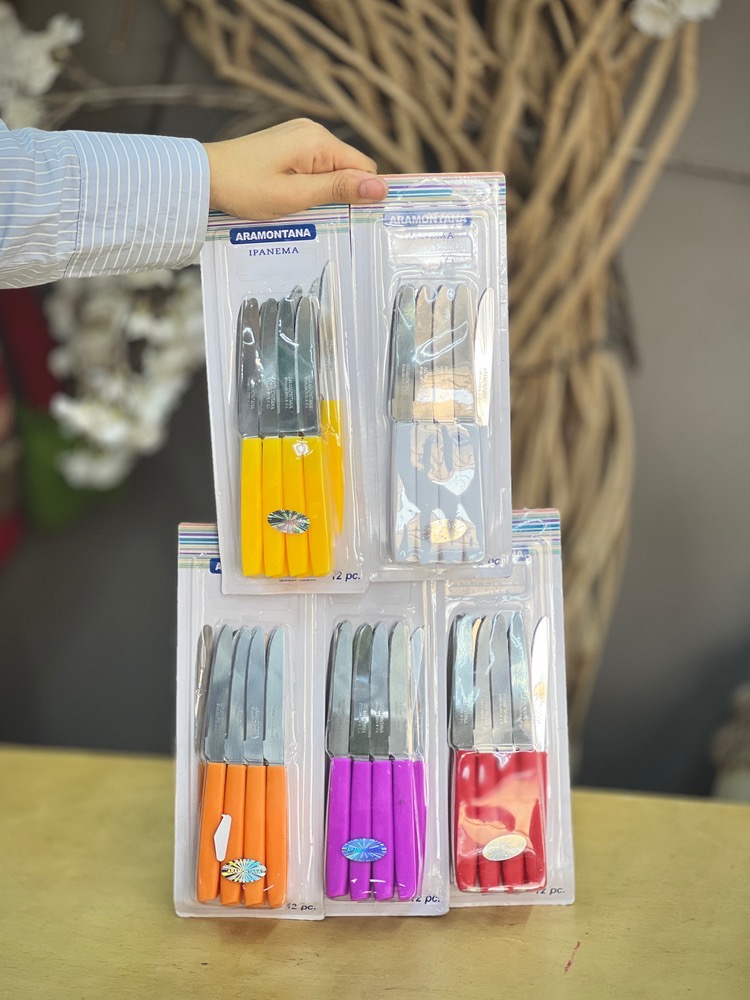 پک 12تایی چاقو رنگی(7506)
