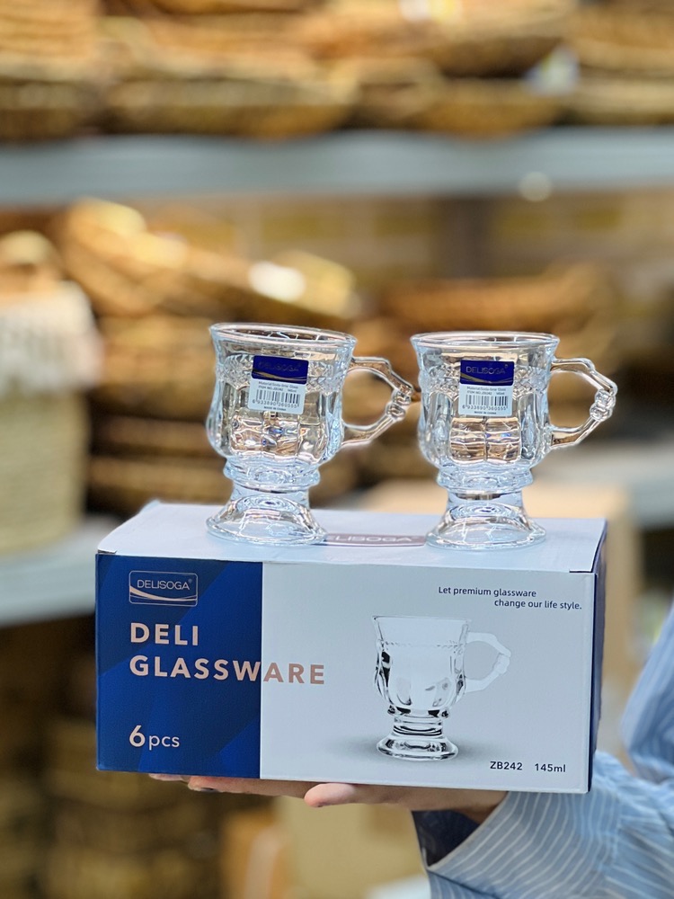 پک استکان  پایه دار دلی(7573)