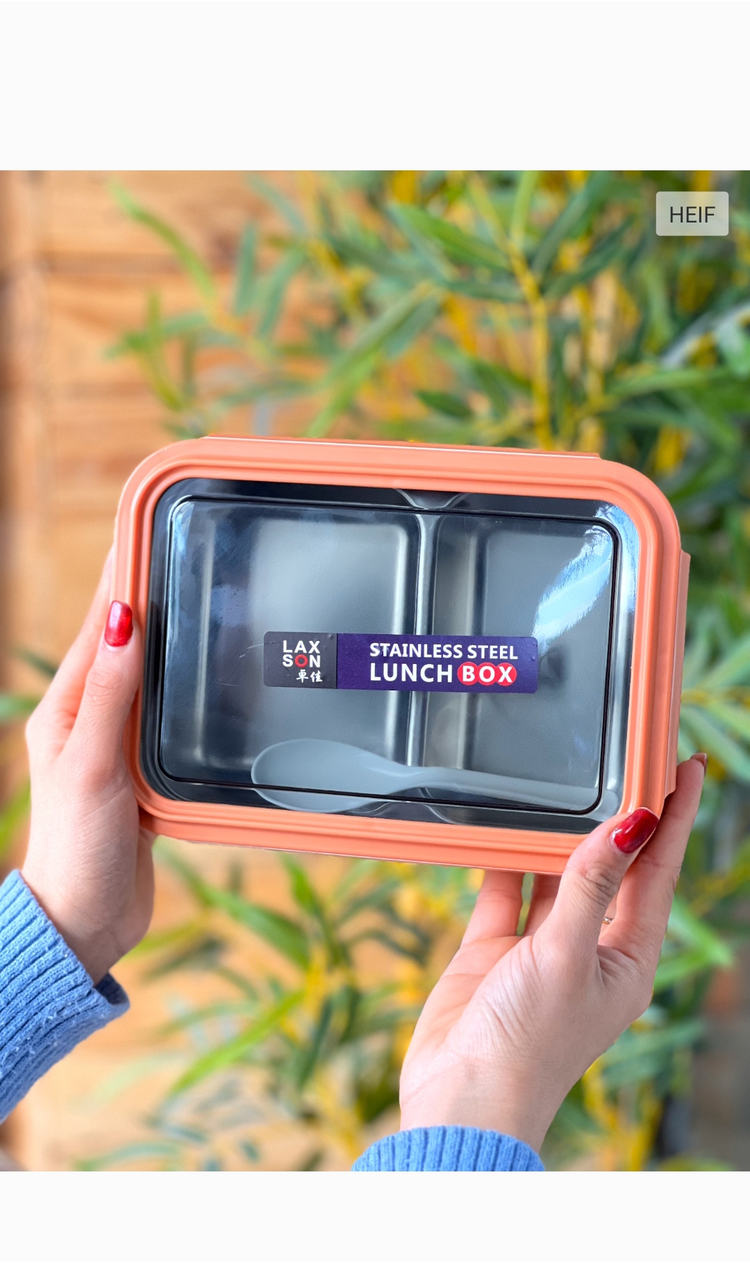 لانچ باکس استیل دوقسمتی(5357)