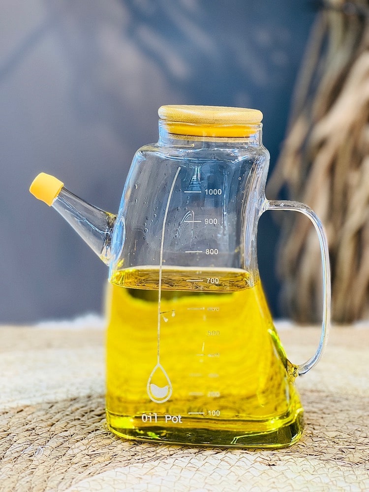 روغن ریز کتابی پیرکس درب بامبو(5649)