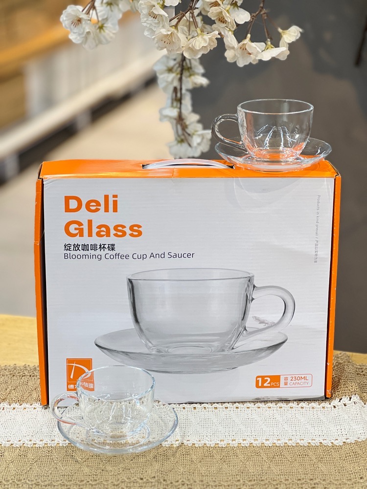 پک12تیکه فنجون ونعلبکی دلی(7565)