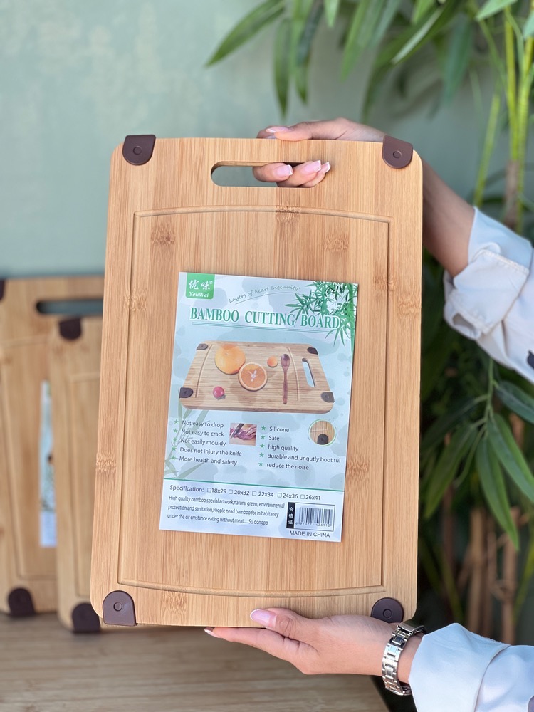 تخته گوشت بامبو بزرگ (7386)