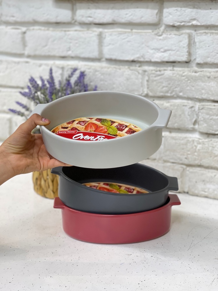 ظرف بیضی سرامیکی دنی هوم(5671)