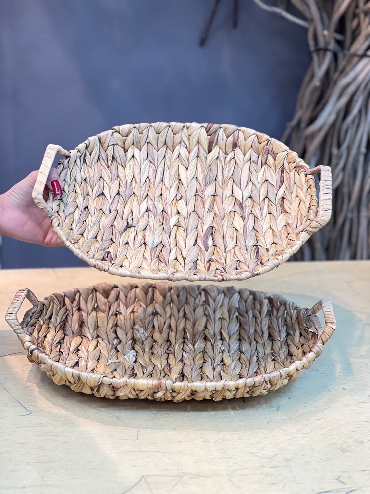 سبد حصیری بیضی متوسط(5848)