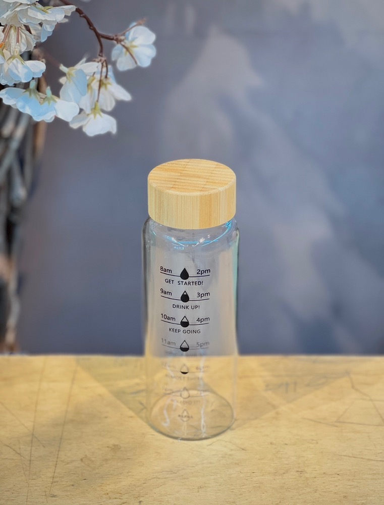 قمقمه  درب بامبو پیرکس کوچک(5649)