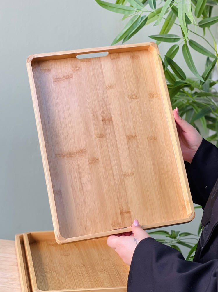 سینی بامبو مینیمال سایز بزرگ(7426)