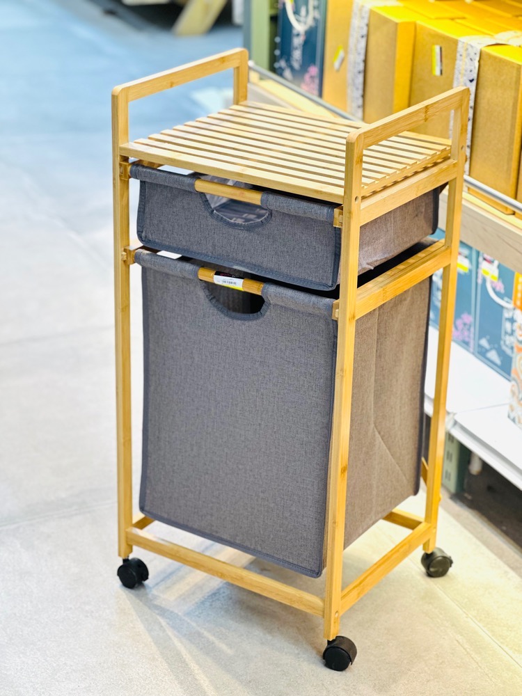 لاندری بامبو چرخ دار(7198)