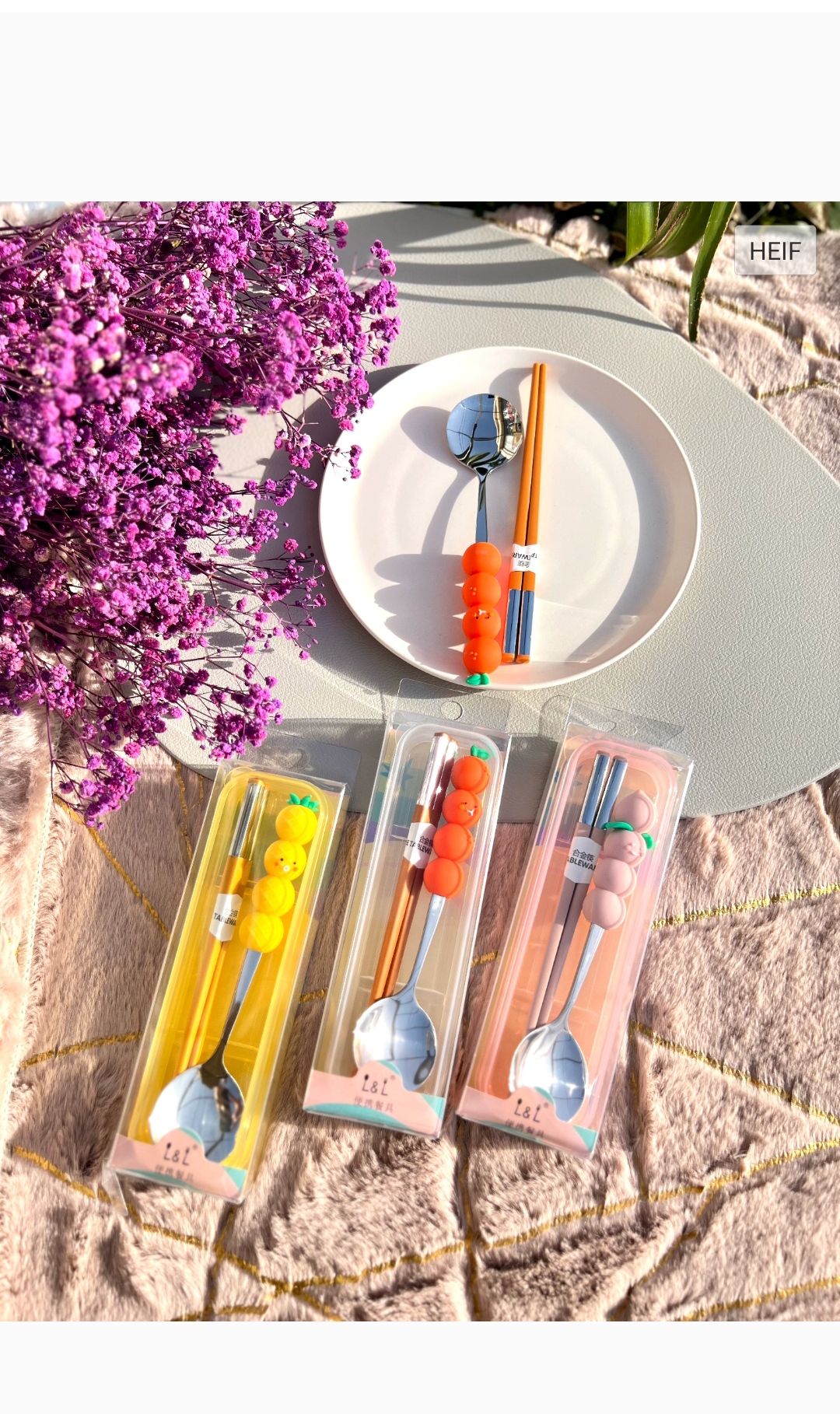 پک قاشق وچاپستیک کودک(5391)