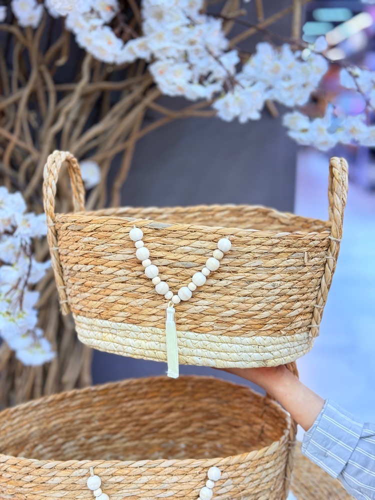 سبد حصیری بوهومتوسط(5821)