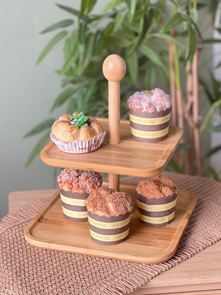 شیرینی خوری مربع2طبقه(7255)