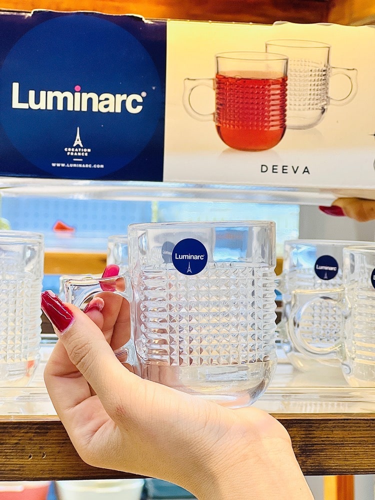 پک6عددی لیوان لومینارک شطرنجی(5606)