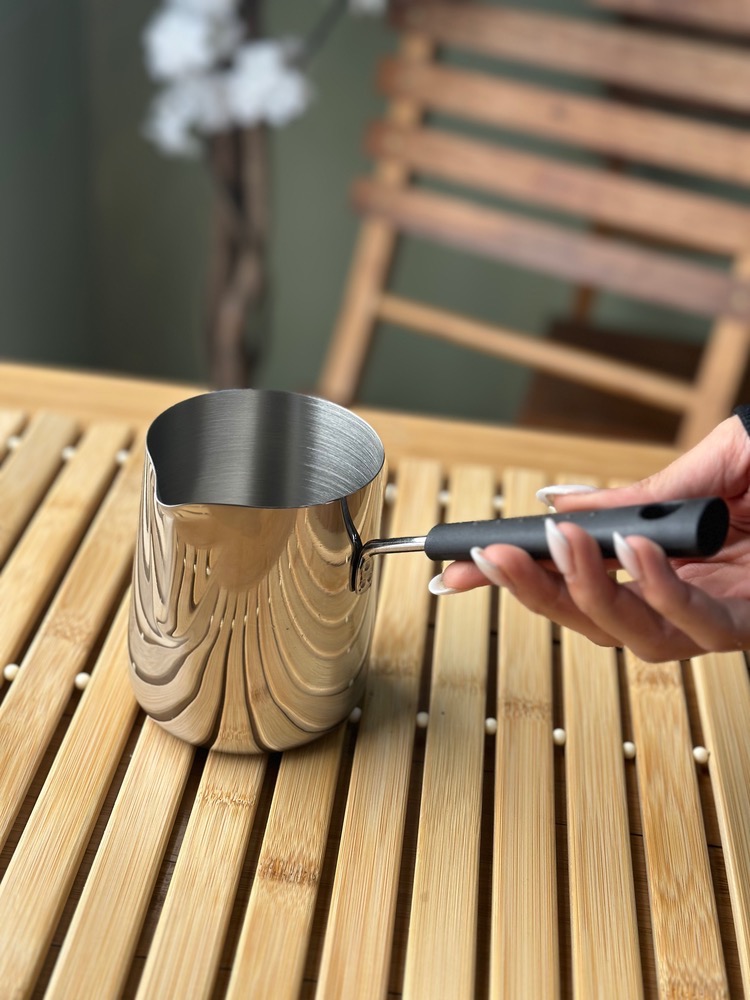 شیر جوش استیل دسته دار(7109)