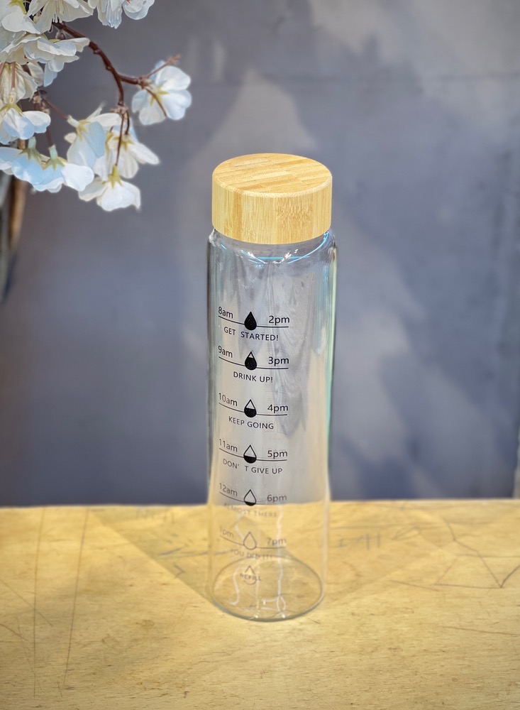 قمقمه پیرکس درب بامبو بزرگ(5650)