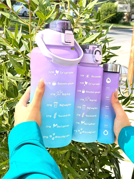 قمقمه سه قلو رنگ مات(5412)