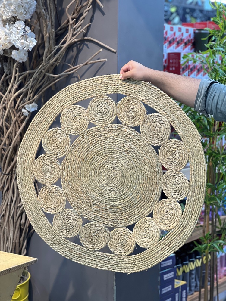 پادری حصیری گرد حاشیه دار(7572)