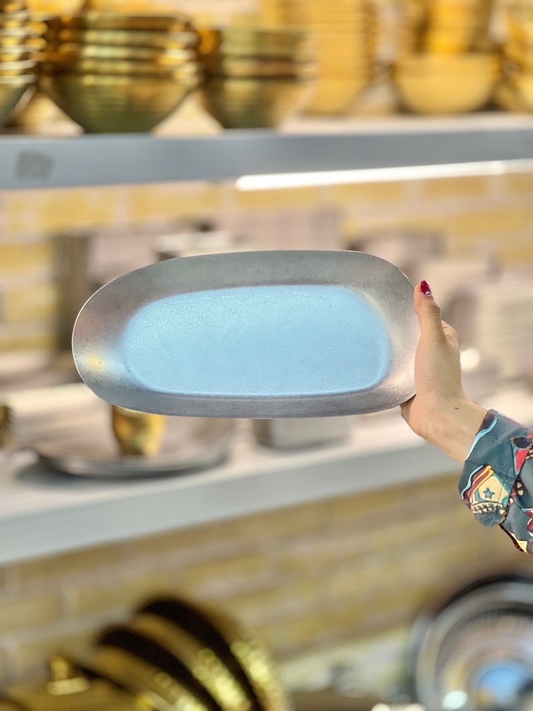 ظرف سرو استیل مستطیل(5711)