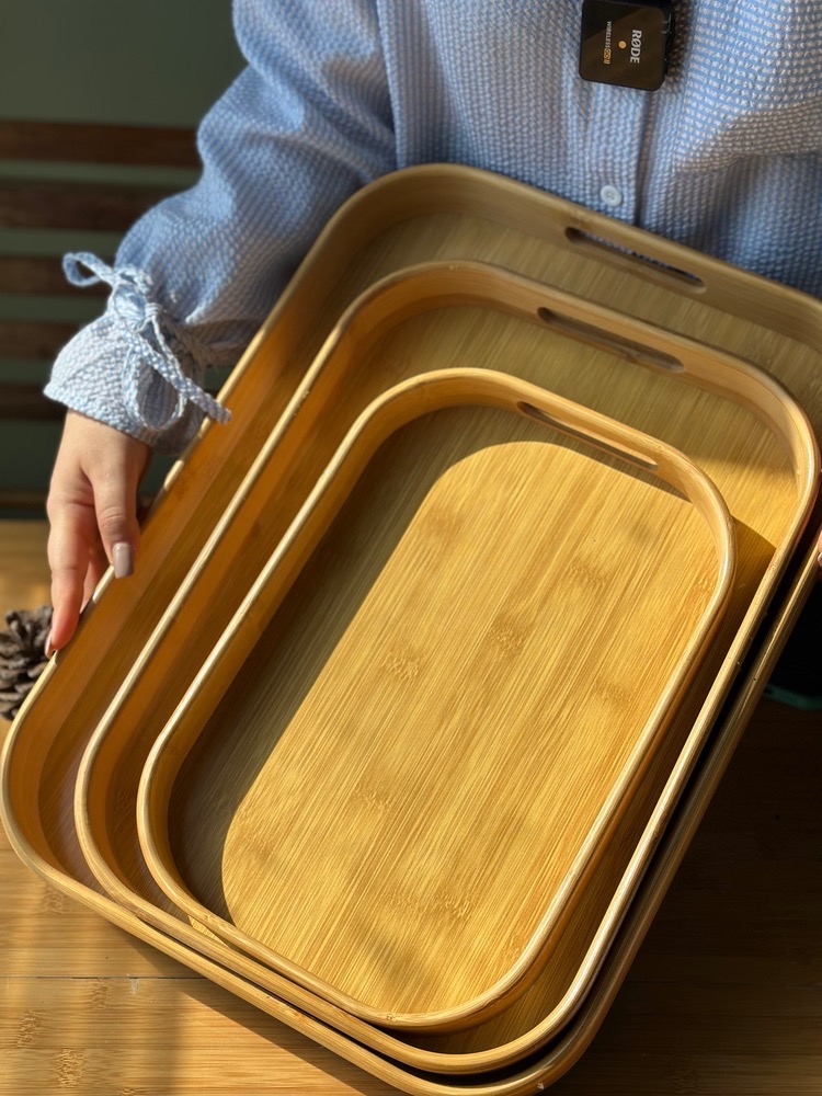 سینی بامبو سایز کوچک(7090)