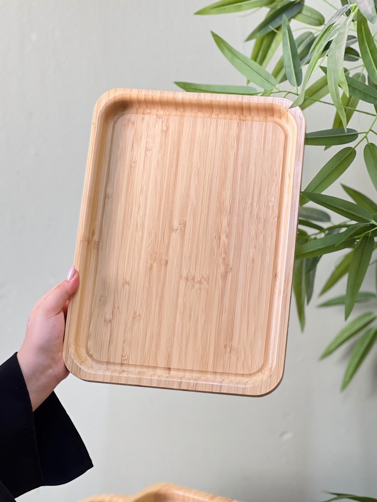 سینی بامبو مستطیل سایز متوسط(7405)