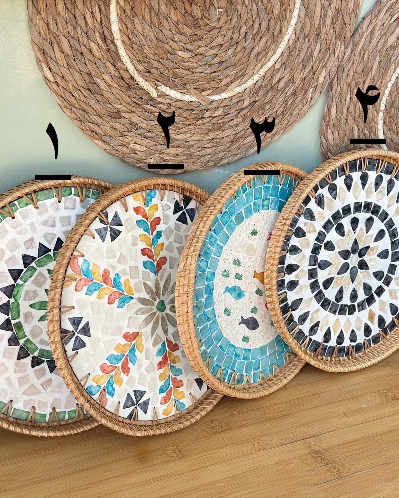 سینی صدفی سایز متوسط جدید(7087)