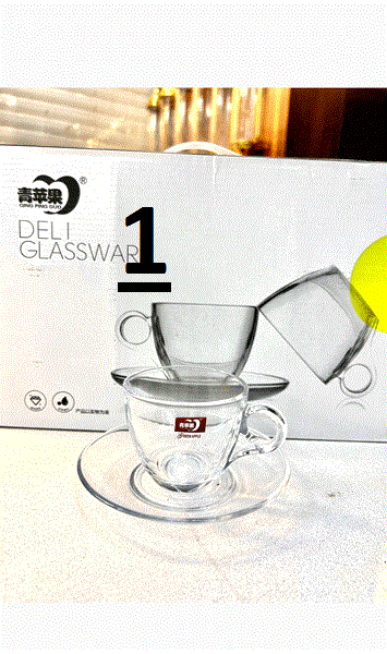 پک 12تیکه استکان ونعلبکی دنی هوم(5392)