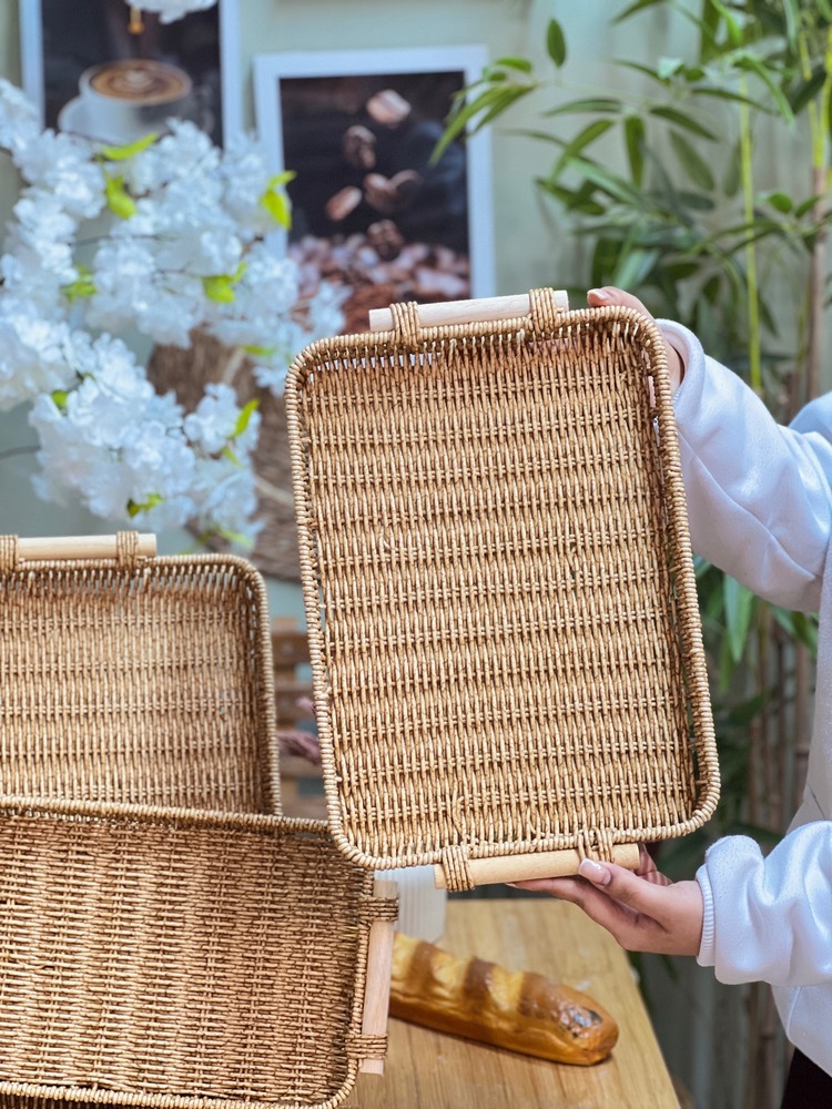 سینی طرح حصیری سایزمتوسط(7180)