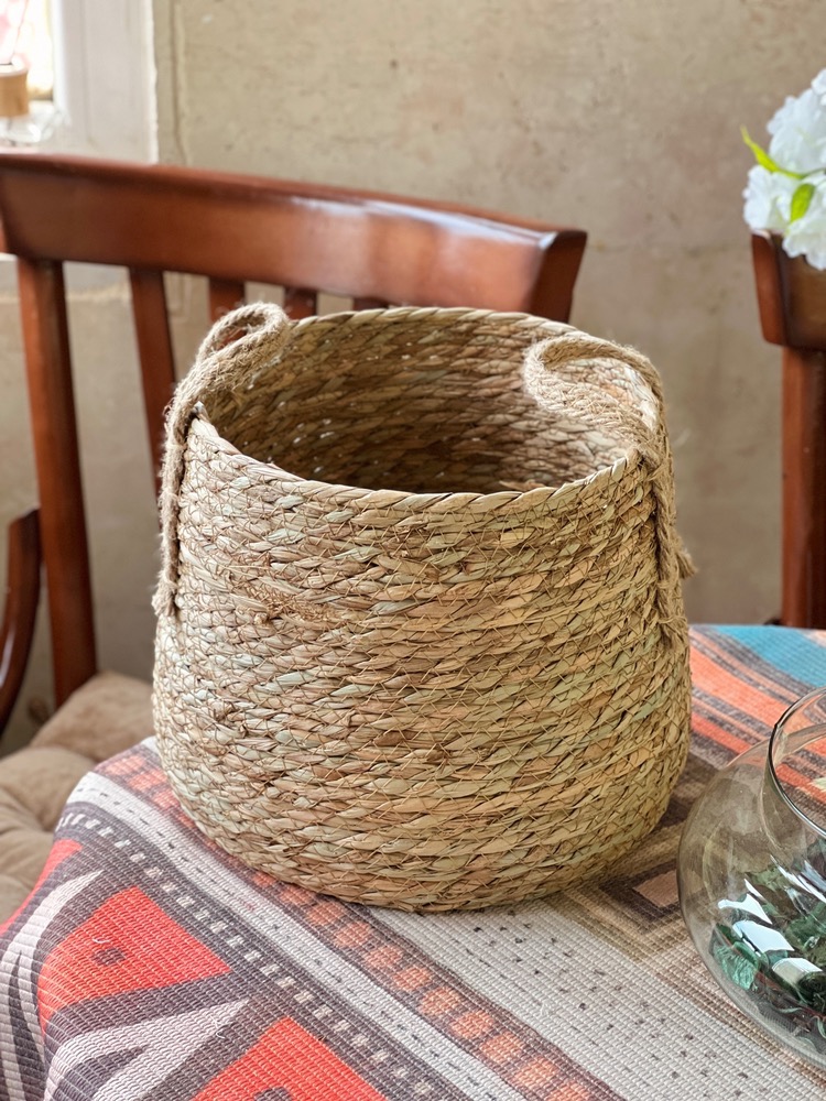 سبد حصیری کوچک(7259)