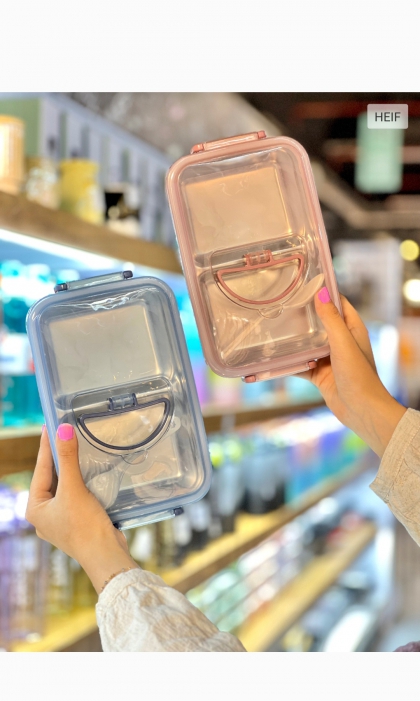 ظرف غذای استیل دسته دار(5322)