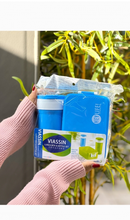 پک ظرف غذا وقمقمه مات(5400)