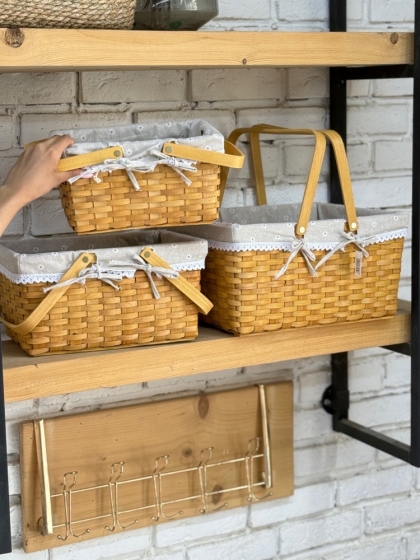 سبد حصیری سایز کوچک(5633)