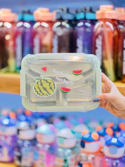 لانچ باکس استیل میوه ایی 3قسمتی(5549)