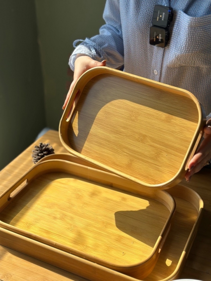 سینی بامبو سایز بزرگ(7088)