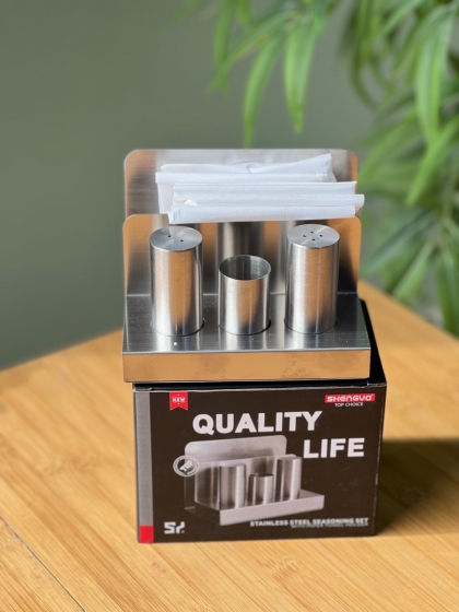 ست نمکدان استیل شینگیا(7192)