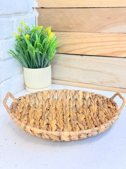 بشقاب حصیری گرد بزرگ(5906)