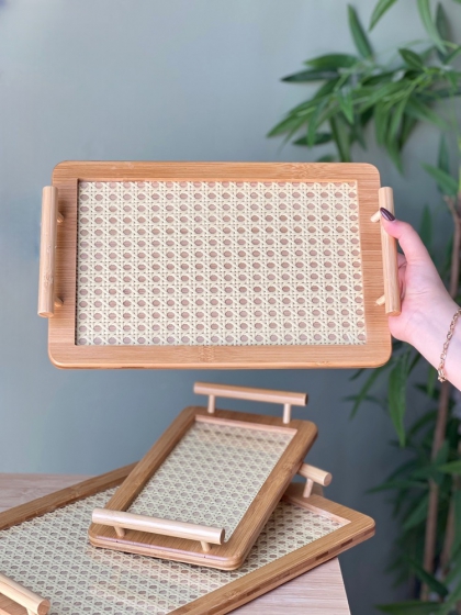 سینی کف حصیری متوسط(7379)