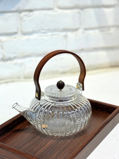 کتری پیرکس دسته چوبی (7365)