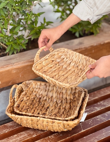 سبد حصیری گودسایز کوچک(5699)