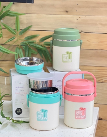 لانچ باکس استیل Saturday (5631)