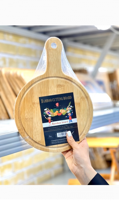 تخته سرو بامبو گرد سایز کوچک(5403)