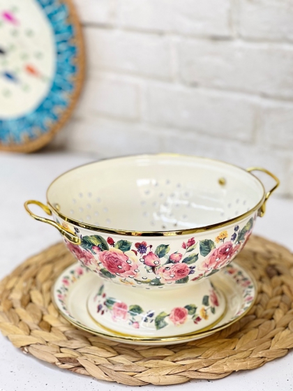 ابکش  لعابی گل دار(7523)