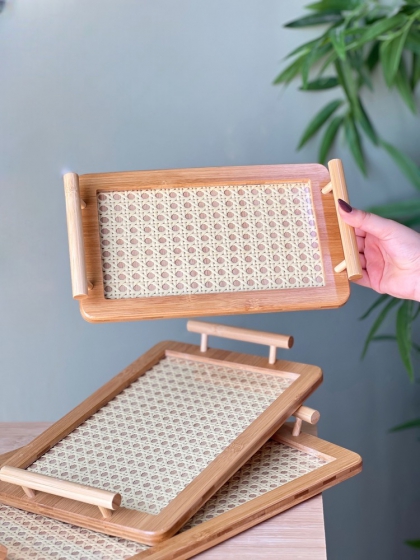 سینی کف حصیری کوچک(7380)